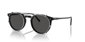 Oliver Peoples O'Malley Clip with Silver frame and Grey lenses - image 2