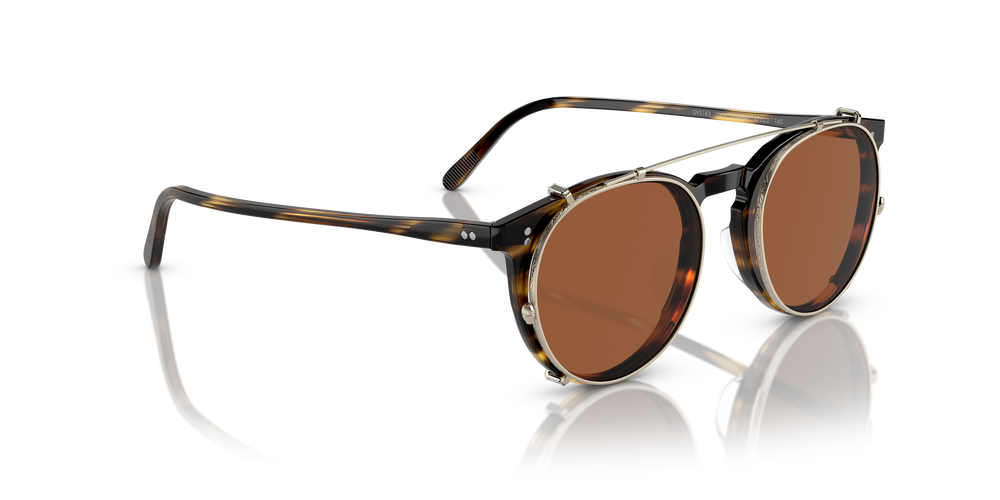 Oliver Peoples O'Malley Clip con montatura Oro e lenti  Marrone - L'immagine 4
