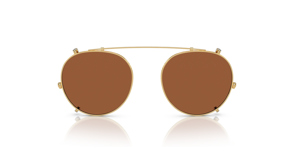 Sie Oliver Peoples O'Malley Clip mit Gold Gestell und Braun Gläsern - bild 7