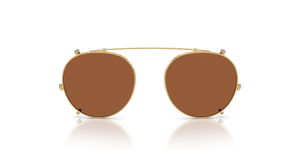 Oliver Peoples O'Malley Clip con montatura Oro e lenti  Marrone - L'immagine 7