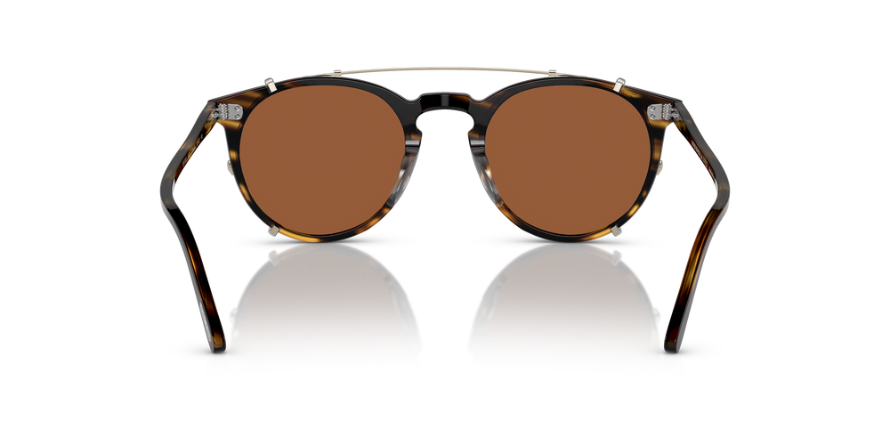 Oliver Peoples O'Malley Clip with Gold frame and Brown lenses - Image 6