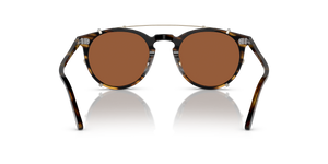 Oliver Peoples O'Malley Clip with Gold frame and Brown lenses - Image 6