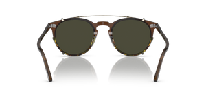 Oliver Peoples O'Malley Clip con montatura Oro Antico e lenti  Verde - L'immagine 6