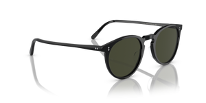 Oliver Peoples O'Malley Sun avec une monture Noir et des verres Gris - L'image 3