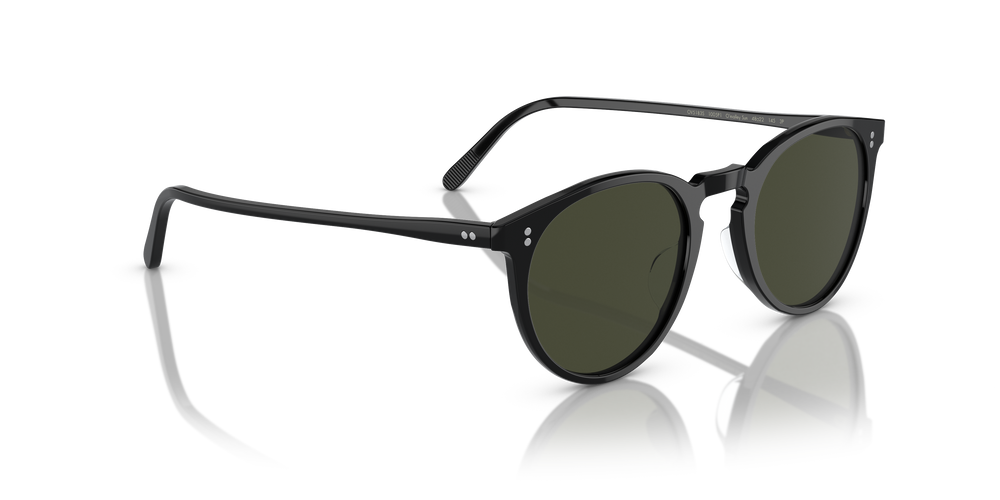 Oliver Peoples O'Malley Sun avec une monture Noir et des verres Gris - L'image 3