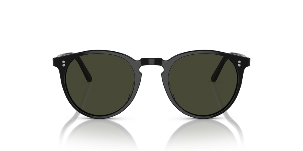 Oliver Peoples O'Malley Sun avec une monture Noir et des verres Gris - L'image 2