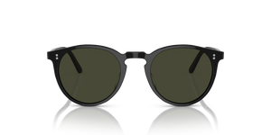 Oliver Peoples O'Malley Sun avec une monture Noir et des verres Gris - L'image 2