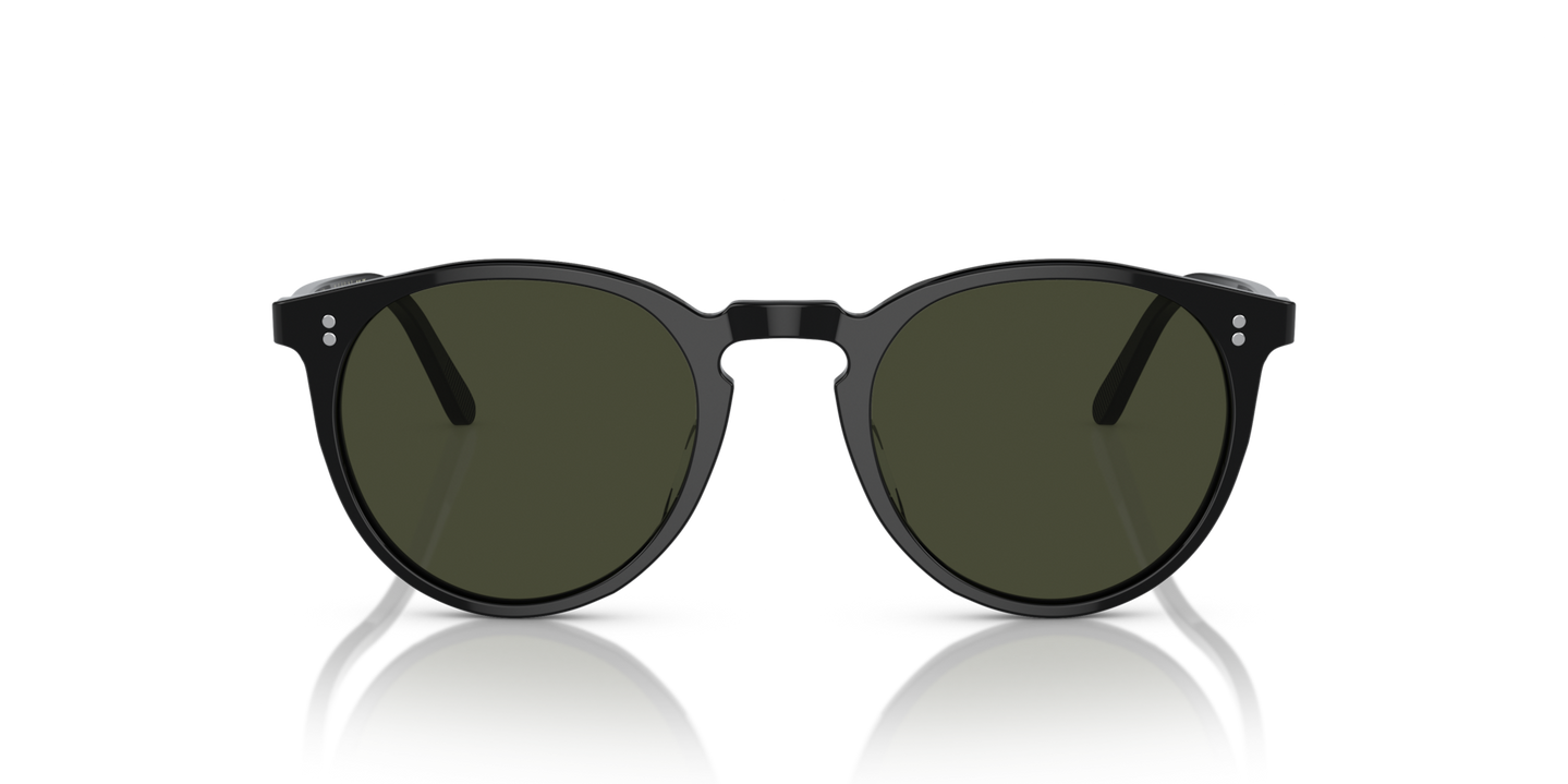 Oliver Peoples O'Malley Sun with Black frame and Grey lenses - Image Lenses