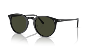 Oliver Peoples O'Malley Sun avec une monture Noir et des verres Gris - L'image 1