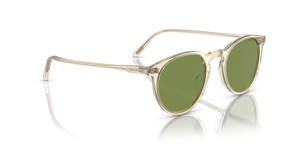 Oliver Peoples O'Malley Sun with Buff frame and Green lenses - image 3