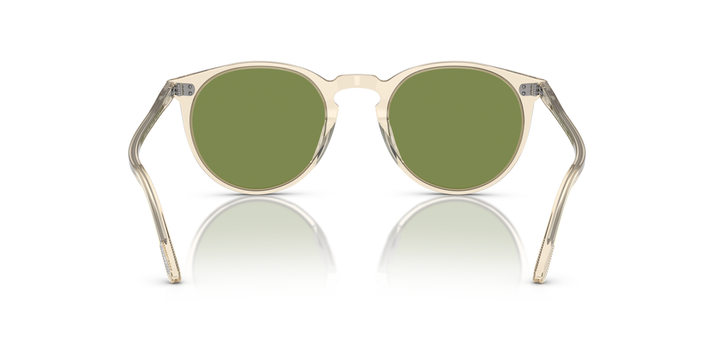 Oliver Peoples O'Malley Sun with Buff frame and Green C lenses