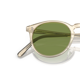 Oliver Peoples O'Malley Sun with Buff frame and Green lenses - Variant