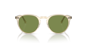 Oliver Peoples O'Malley Sun with Buff frame and Green lenses - image 2