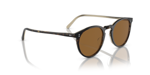 Oliver Peoples O'Malley Sun con montura 362-Cuerno y lentes Marrón - imagen 3
