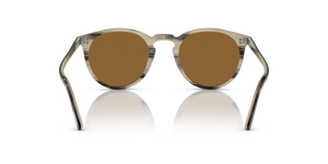 Oliver Peoples O'Malley Sun con montatura 362-Corno e lenti  Marrone - immagine 5