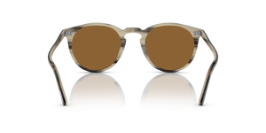 Oliver Peoples O'Malley Sun con montura 362-Cuerno y lentes Marrón - imagen 5
