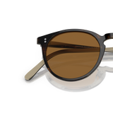 Oliver Peoples O'Malley Sun with 362-Horn frame and Brown lenses - Variant
