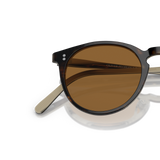 Oliver Peoples O'Malley Sun con montura 362-Cuerno y lentes Marrón - Variant