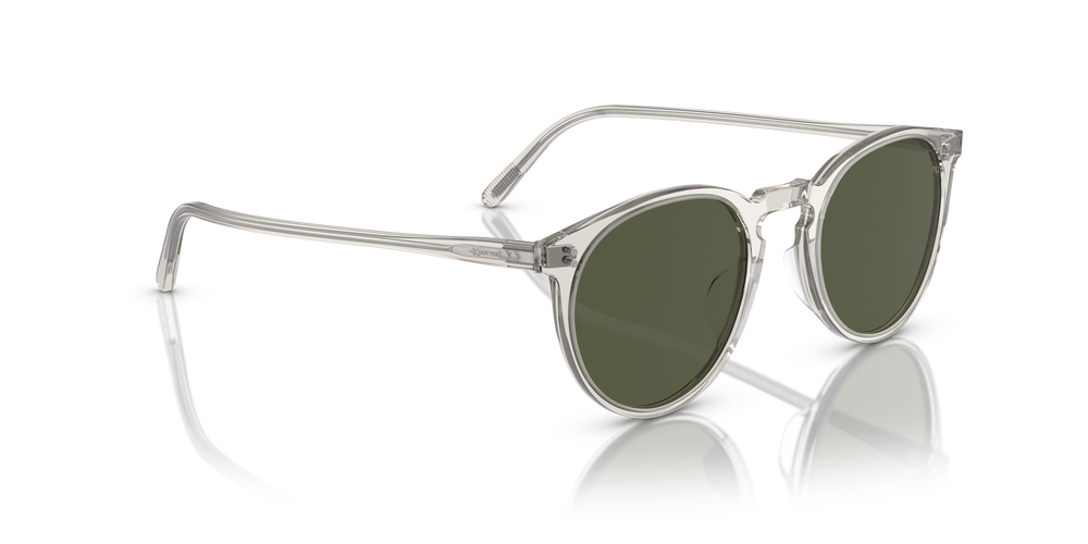 Oliver Peoples O'Malley Sun avec une monture Black Diamond et des verres Vert - L'image 3