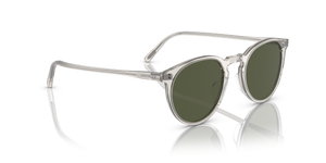 Oliver Peoples O'Malley Sun avec une monture Black Diamond et des verres Vert - L'image 3