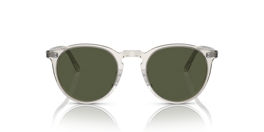Oliver Peoples O'Malley Sun avec une monture Black Diamond et des verres Vert - L'image 2