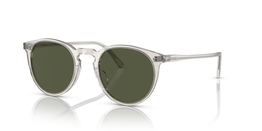 Sie Oliver Peoples O'Malley Sun mit Black Diamond Gestell und Grün Gläsern - bild 5