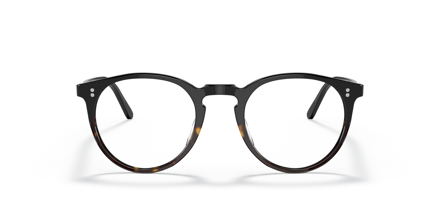 Oliver Peoples O'Malley Sun with Black/362 Gradient frame and Clear lenses - Image Lenses
