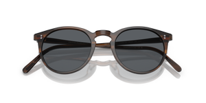 Oliver Peoples O'Malley Sun with Tuscany Tortoise frame and Blue lenses - image 6