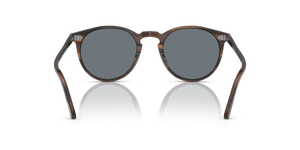 Oliver Peoples O'Malley Sun with Tuscany Tortoise frame and Blue lenses - Image 5