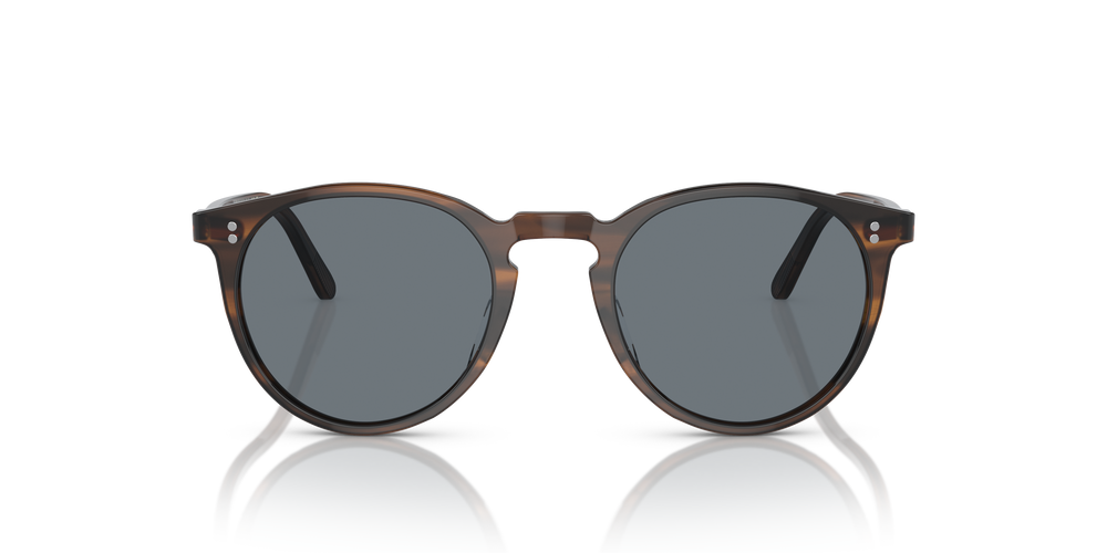 Oliver Peoples O'Malley Sun with Tuscany Tortoise frame and Blue lenses - Image 2