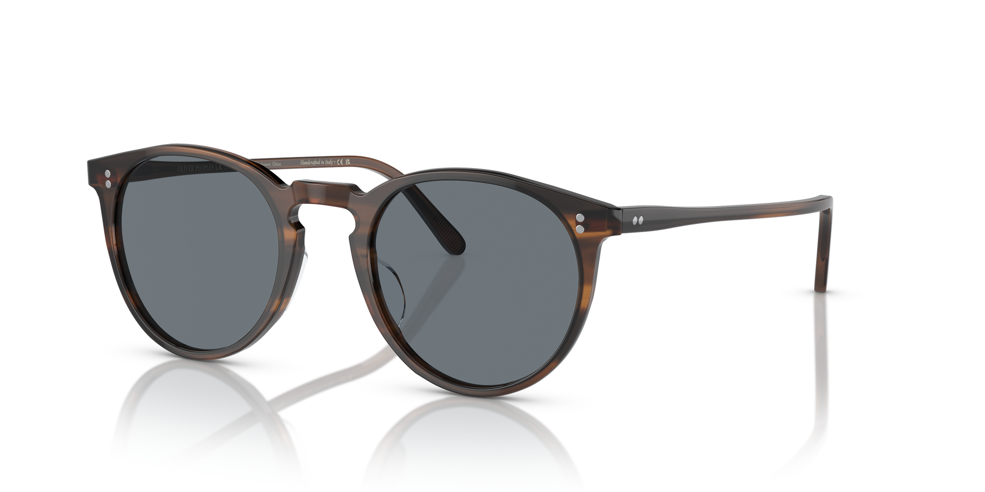 Oliver Peoples O'Malley Sun with Tuscany Tortoise frame and Indigo