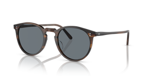 Oliver Peoples O'Malley Sun with Tuscany Tortoise frame and Blue lenses - Image 1