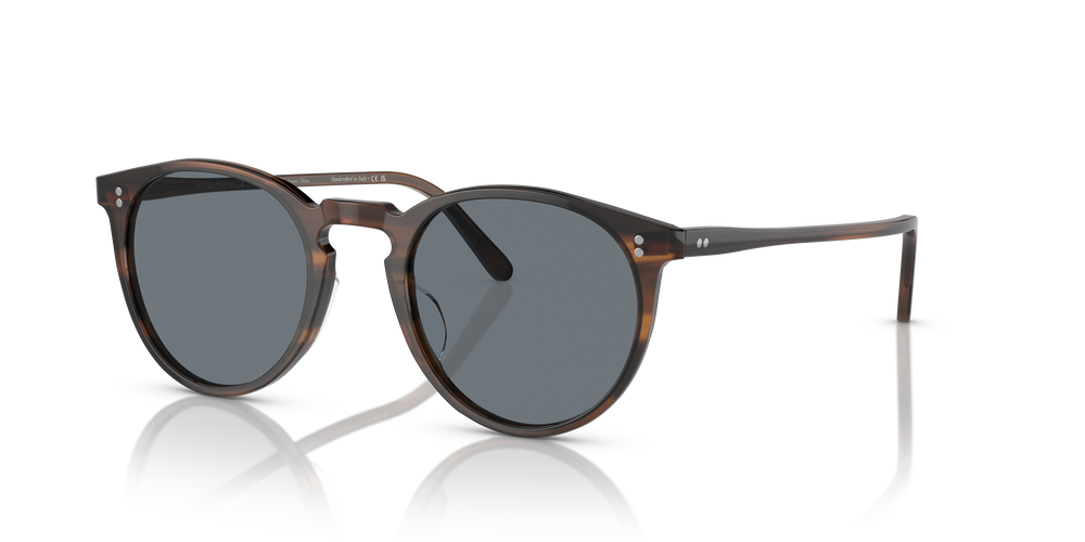 Oliver Peoples O'Malley Sun with Tuscany Tortoise frame and Blue lenses - Image 1