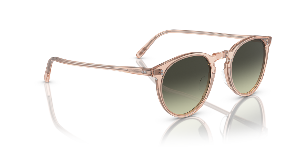 Oliver Peoples O'Malley Sun with Champagne Quartz frame and Green lenses - Image 3