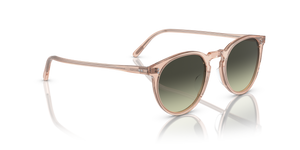 Oliver Peoples O'Malley Sun con montatura Quarzo Champagne e lenti  Verde - L'immagine 3
