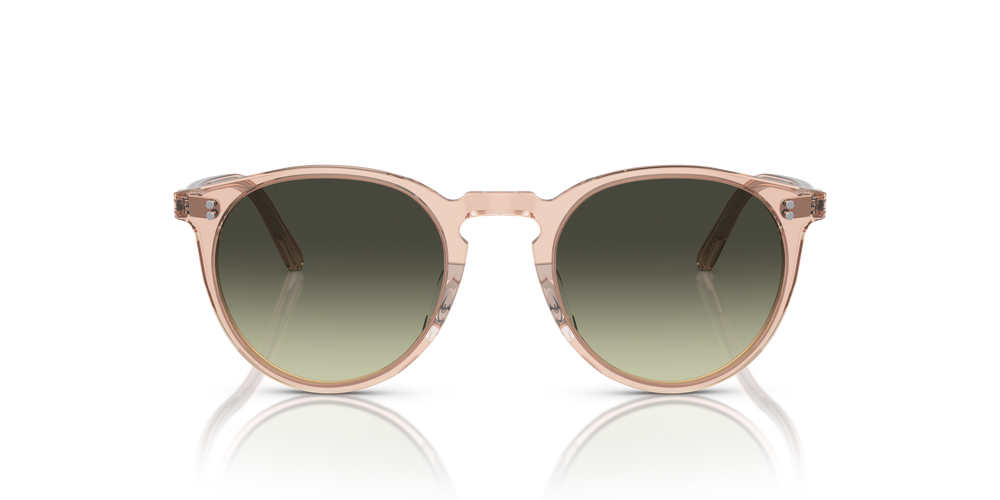 Oliver Peoples O'Malley Sun with Champagne Quartz frame and Green lenses - Image 2