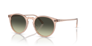 Oliver Peoples O'Malley Sun with Champagne Quartz frame and Green lenses - image 1