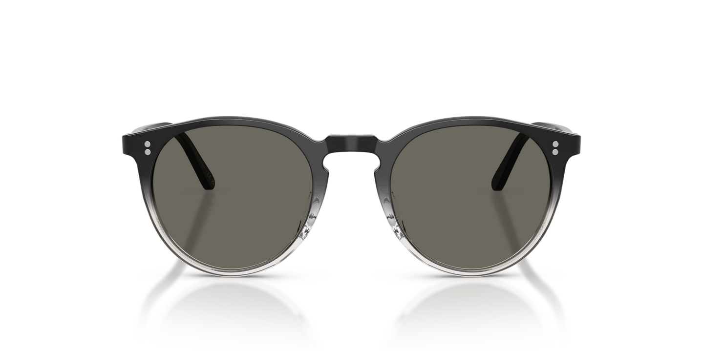 Oliver Peoples O'Malley Sun with Ink Gradient frame and Grey lenses - Image Lenses