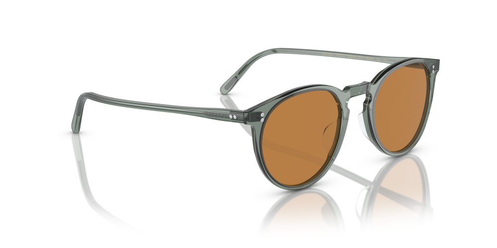 Oliver Peoples O'Malley Sun with Dusty Aqua frame and Brown lenses - Image 3