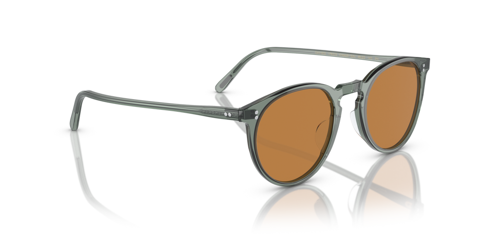 Oliver Peoples O'Malley Sun、Dusty Aquaフレーム、ブラウンレンズ - 画像 3