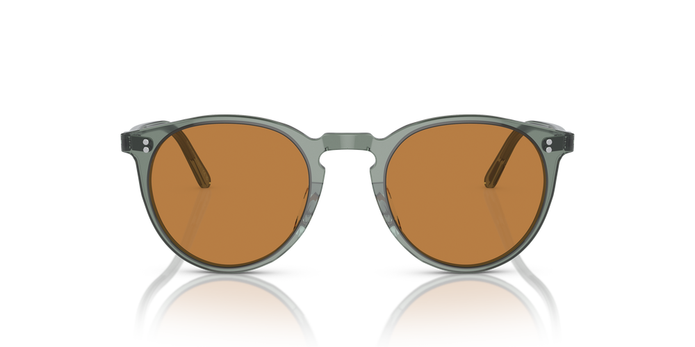 Oliver Peoples O'Malley Sun with Dusty Aqua frame and Cognac