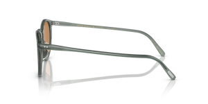 Oliver Peoples O'Malley Sun con montura Dusty Aqua y lentes Marrón - El 4