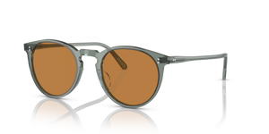 Oliver Peoples O'Malley Sun with Dusty Aqua frame and Brown lenses - Image 1