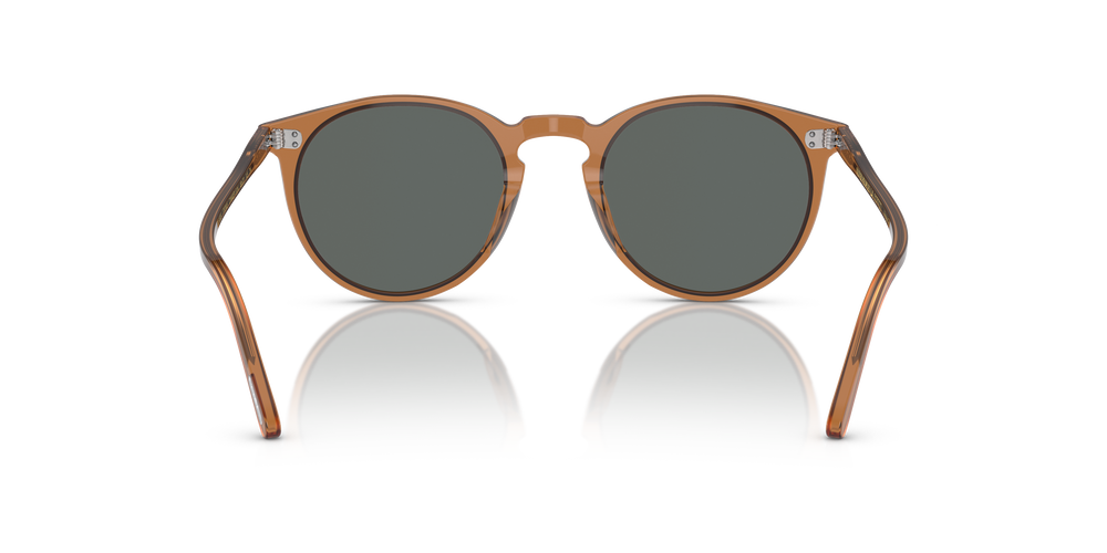 Oliver Peoples O'Malley Sun with Carob frame and Regal Blue lenses