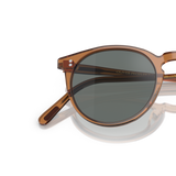 Oliver Peoples O'Malley Sun con montura Carob y lentes Azul - Variant