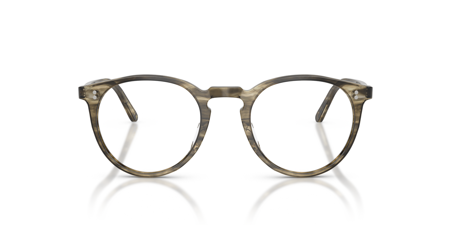 Oliver Peoples O'Malley con montatura Bark verde oliva tenue - Immagine Materiale