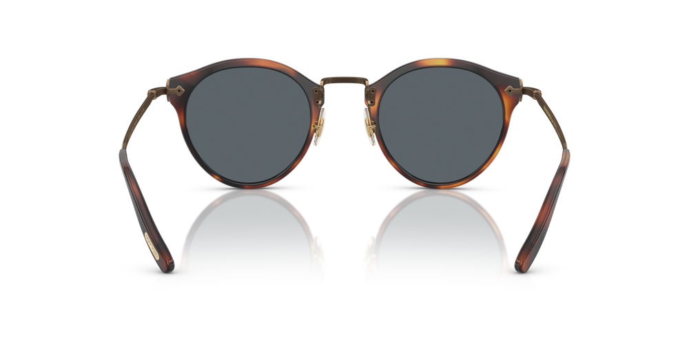 Oliver Peoples OP-505 Sun with Dark Mahogany-Bronze frame and Blue lenses - image 5