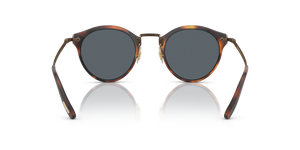 Oliver Peoples OP-505 Sun with Dark Mahogany-Bronze frame and Blue lenses - image 5