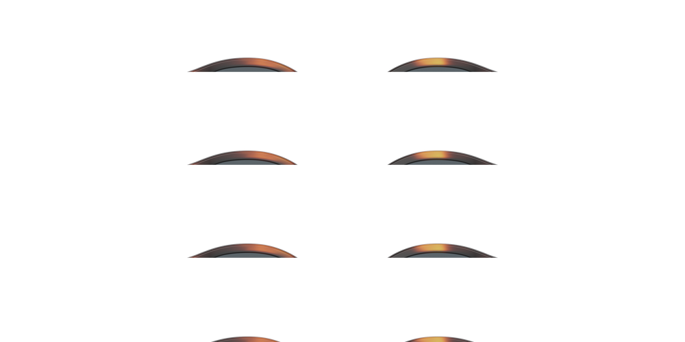 Oliver Peoples OP-505 Sun con montatura Mogano Scuro-Bronzo e lenti  Blu - L'immagine 5