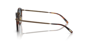 Oliver Peoples OP-505 Sun with Dark Mahogany-Bronze frame and Blue lenses - Image 4